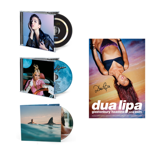 Dua Lipa | Complete CD Bundle + Glasto Signed Print