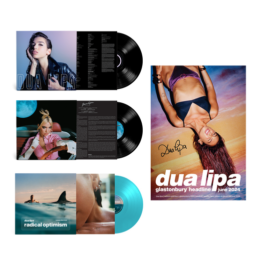 Dua Lipa | Complete LP Bundle + Glasto Signed Print
