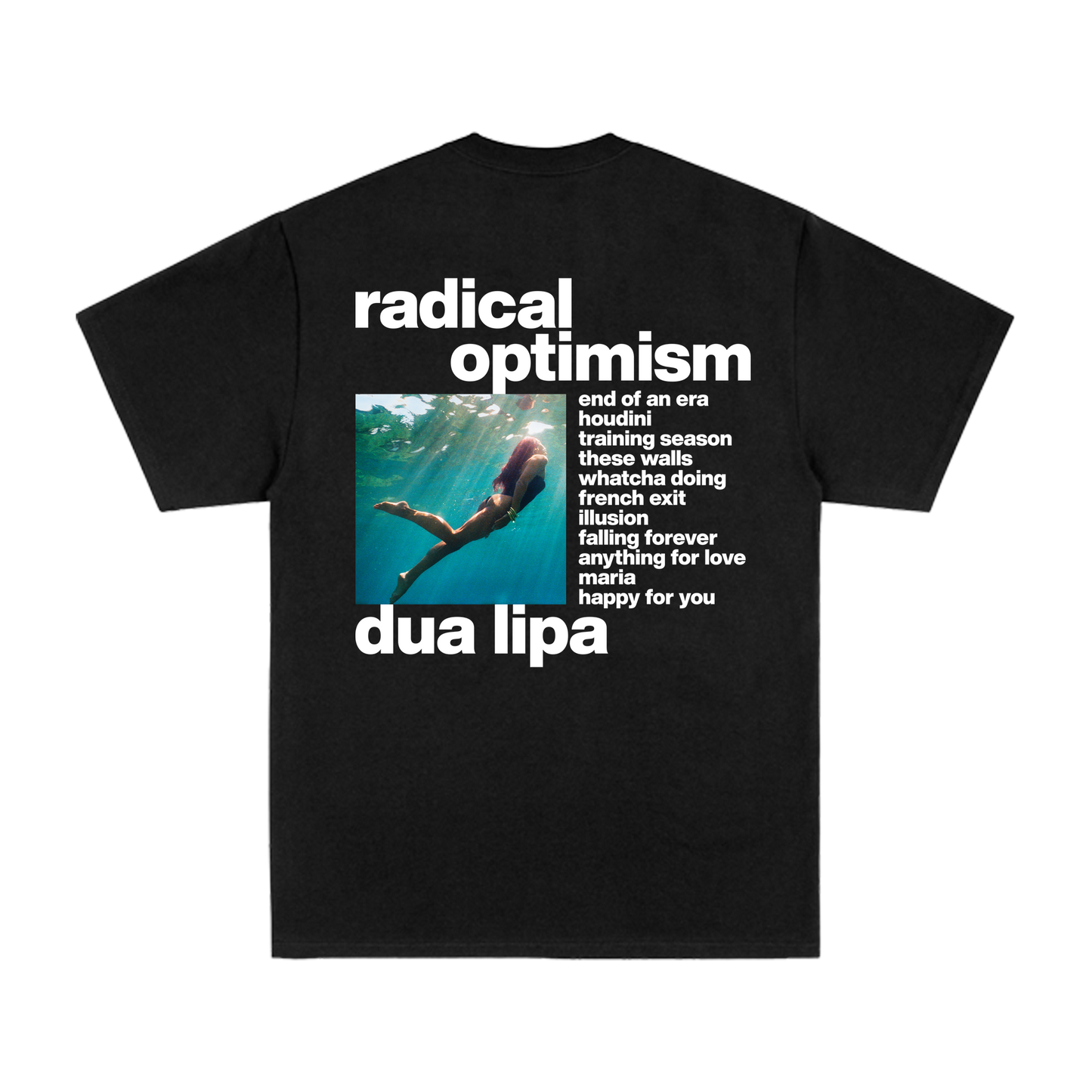 Radical Optimism | Breast Logo Black Tee
