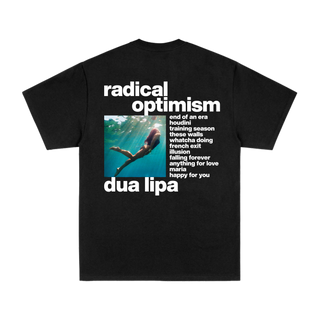 Radical Optimism | Breast Logo Black Tee