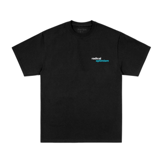 Radical Optimism | Breast Logo Black Tee