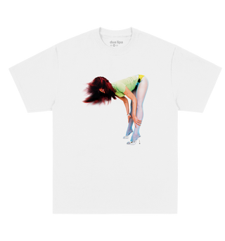 radical optimism white summer '24 tour tee
