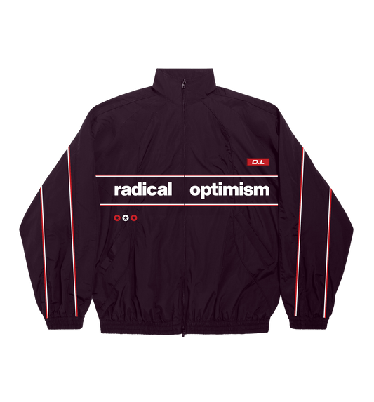 Radical Optimism | Burgundy Track Suit Top