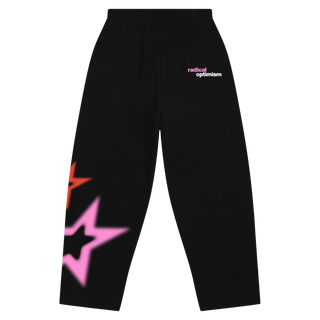 Radical Optimism Black Star Print Sweatpants